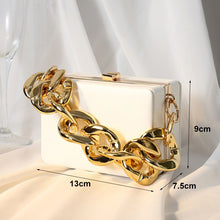 Charger l'image dans la galerie, Sac à main de luxe Chaînes en métal JASMINE