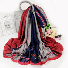 Charger l'image dans la galerie, Écharpe, châle d'hiver soie conception de luxe femme Hijab - 53 pièces différentes