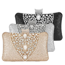 Charger l'image dans la galerie, Sacs-Clutch Diamant Bourse de Luxe - HELENE