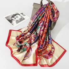 Charger l'image dans la galerie, Écharpe, châle d'hiver soie conception de luxe femme Hijab - 53 pièces différentes