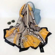 Charger l'image dans la galerie, Écharpe, châle d'hiver soie conception de luxe femme Hijab - 53 pièces différentes