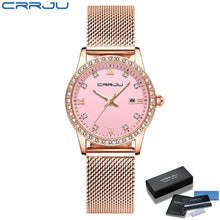 Charger l'image dans la galerie, Montre MEGAN en Or à Quartzt - CRRJU