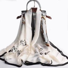 Charger l'image dans la galerie, Écharpe, châle d'hiver soie conception de luxe femme Hijab - 53 pièces différentes