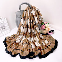 Charger l'image dans la galerie, Écharpe, châle d'hiver soie conception de luxe femme Hijab - 53 pièces différentes