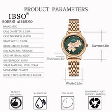 Charger l'image dans la galerie, Montre trèfle 3D luxe KATIA - IBSO