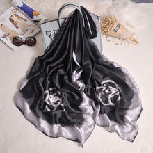 Charger l'image dans la galerie, Écharpe, châle d'hiver soie conception de luxe femme Hijab - 53 pièces différentes