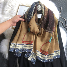 Charger l'image dans la galerie, Écharpe d'hiver léopard femmes musulman Turban - 67 pièces différentes