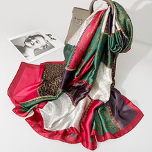 Cargar imagen en el visor de la galería, Écharpe, châle d&#39;hiver soie conception de luxe femme Hijab - 53 pièces différentes
