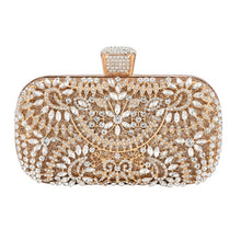 Load image into Gallery viewer, Sacs-Clutch Diamant Bourse de Luxe - HELENE
