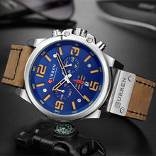 Load image into Gallery viewer, Montre en Cuir Militaire
