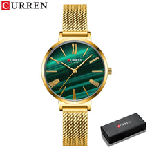Load image into Gallery viewer, Montre Malachite LUX - CURREN
